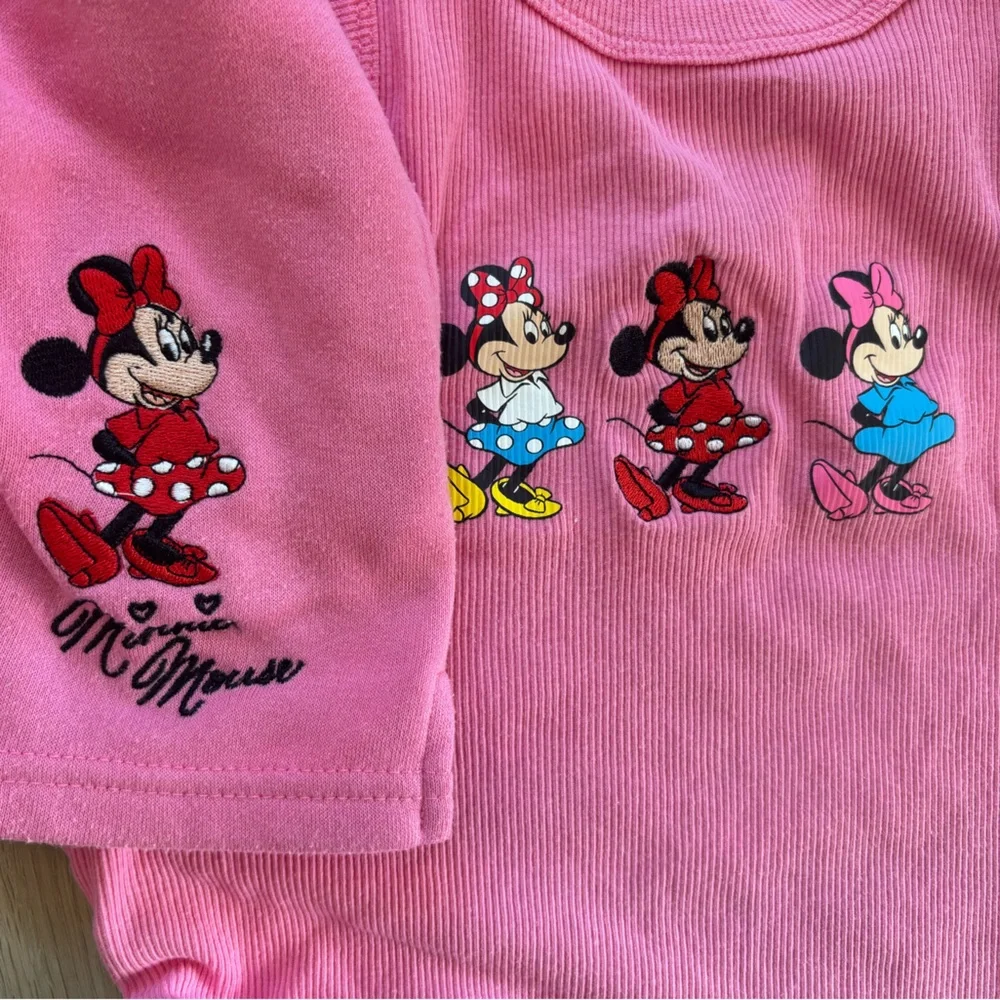 Disney Pink Minnie Mouse Tank & Shorts Set - Picture 4 of 9